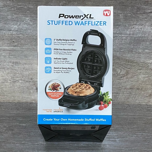 PowerXL Kitchen Powerxl Stuffed Wafflizer Black New Poshmark